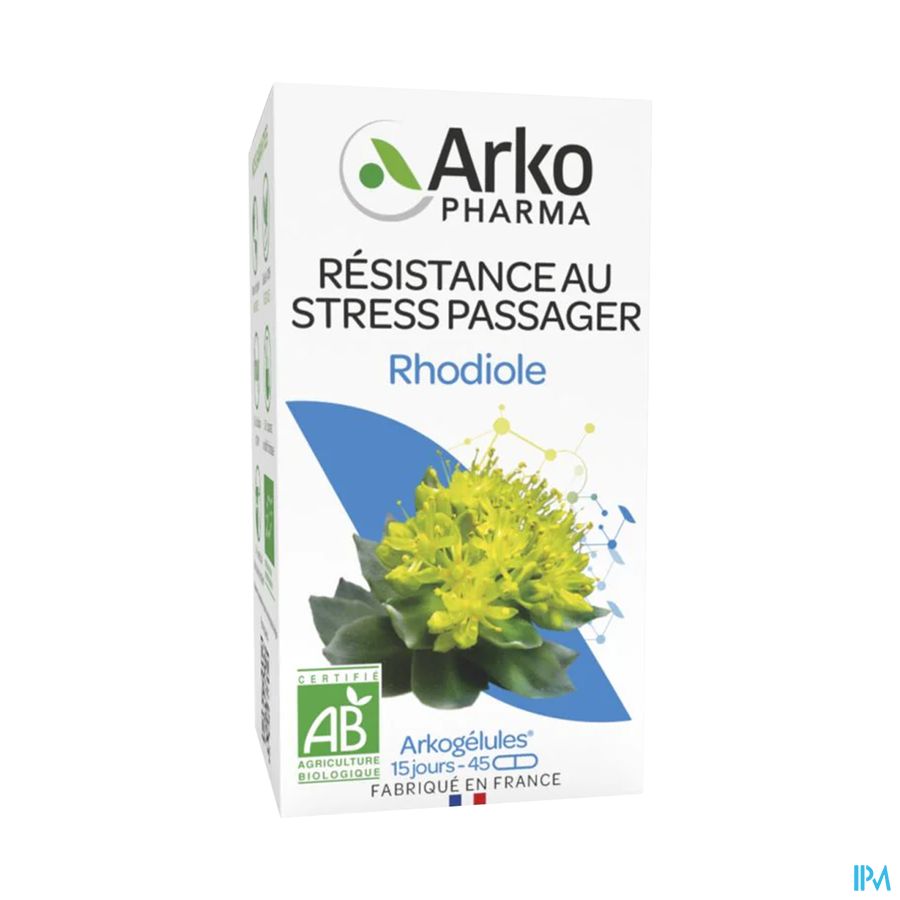 produit ARKOGELULES RHODIOLE BIO 45 GEL