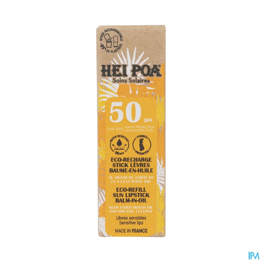 produit HEI POA ECO-RECH STICK LEV BAU SPF50 4G