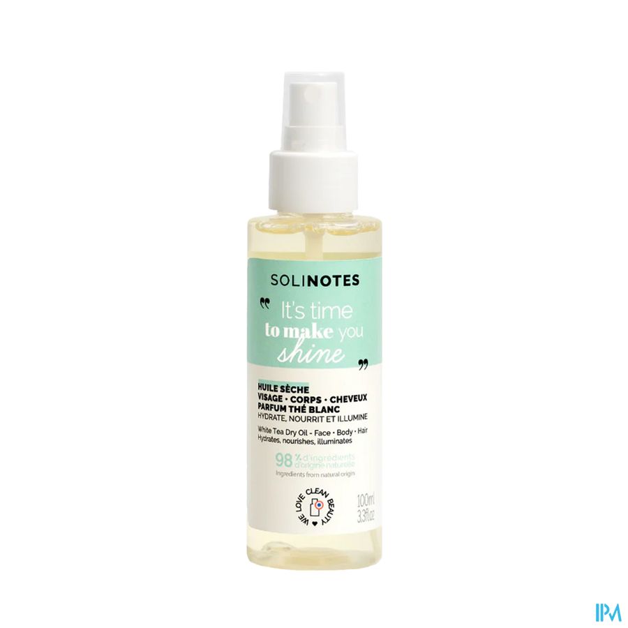 produit SOLINOTES THE BLANC HUILE SECHE 100ML