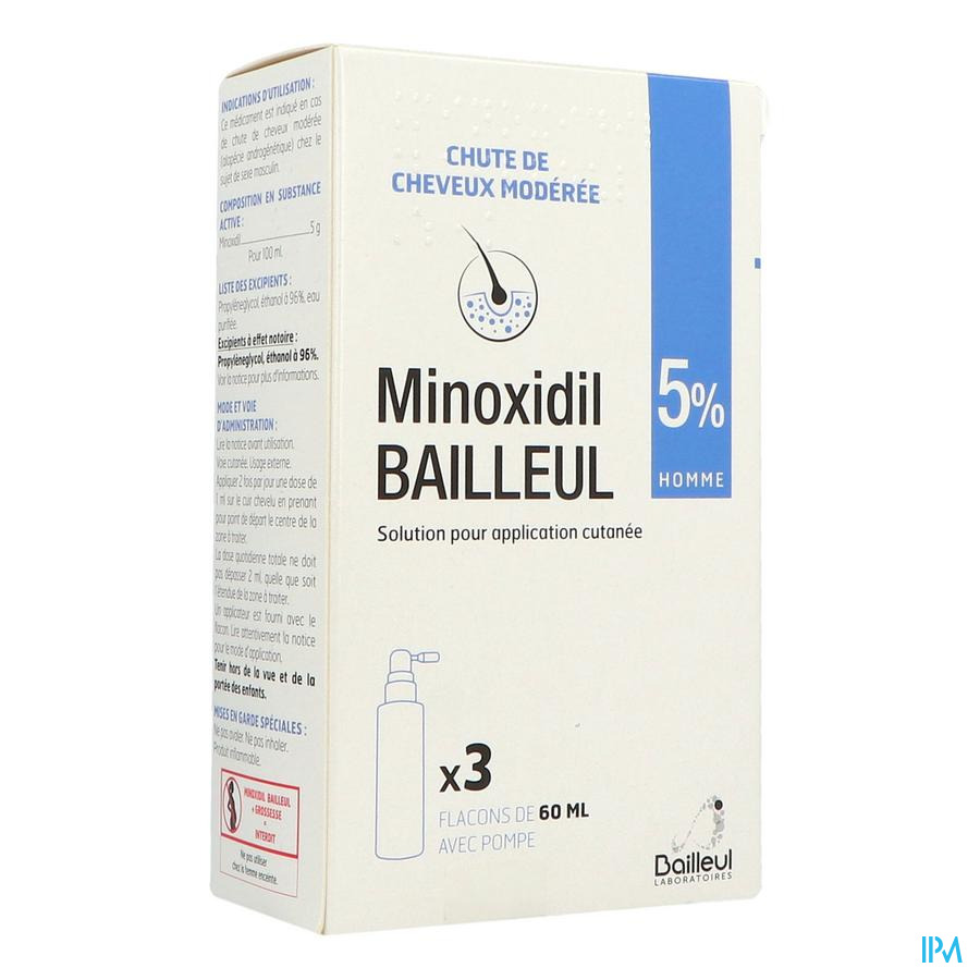 vignette MINOXIDIL 5% BAILLEUL SOL EXT60ML3