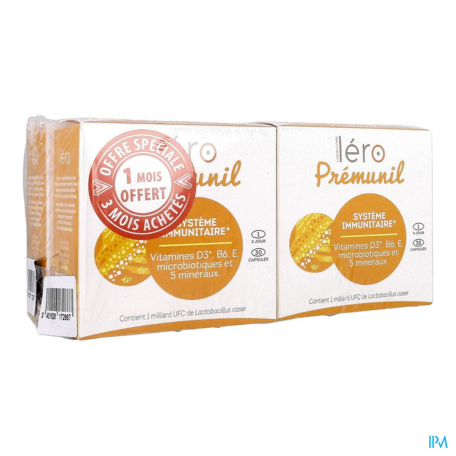 vignette Lero Premunil Systeme Immunitaire Capsule 90 + 30