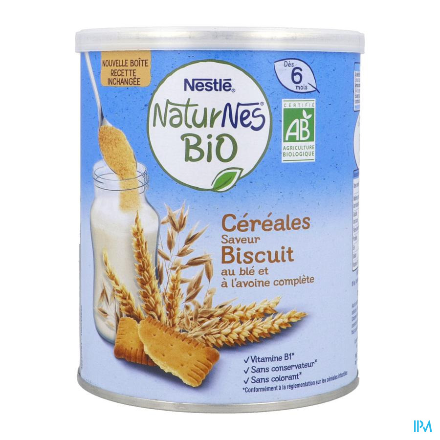 vignette Nestle Naturnes Cereales Bio Biscuite 240g