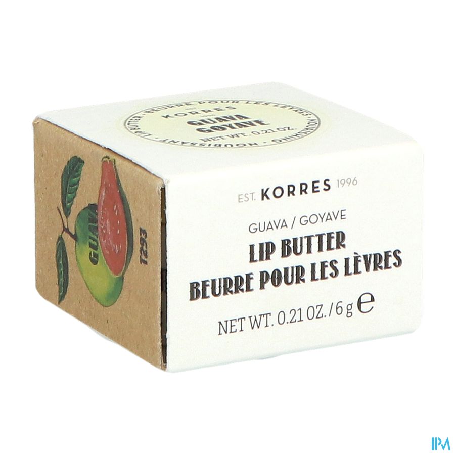 vignette Korres Lip Butter Baume Levres Goyave 6g