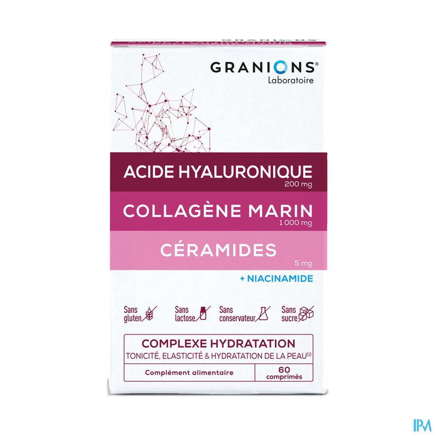 produit GRANIONS COMPLEXE HYDRATATION PEAU CPR60