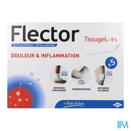vignette FLECTORTISSUGELEP 1% EMPLATRE 5