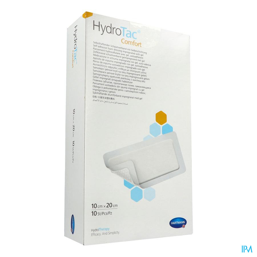vignette Hydrotac Comfort Adhesif Pansement 10cm X 20cm 10