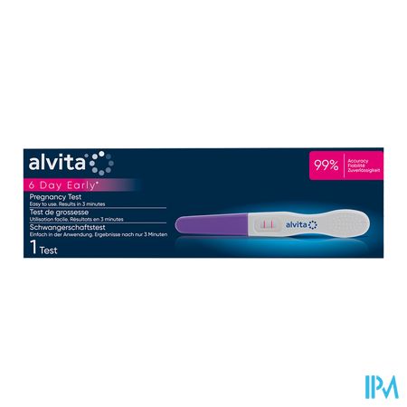 vignette Alvita Test De Grossesse Precoce X1