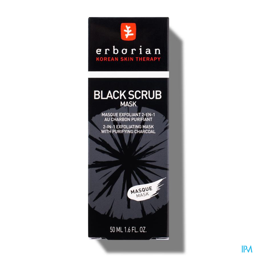 vignette ERBORIAN BLACK SCRUB MASQ 50ML