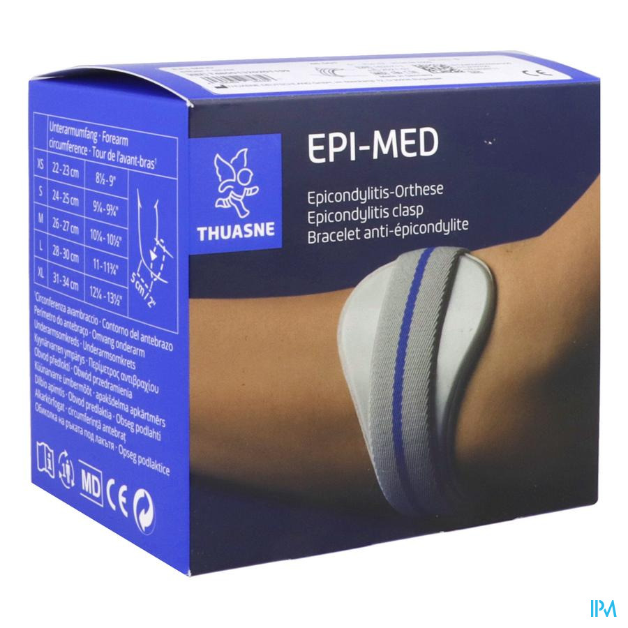 vignette Thuasne Epimed Bracelet Antiepicondylite Gris S