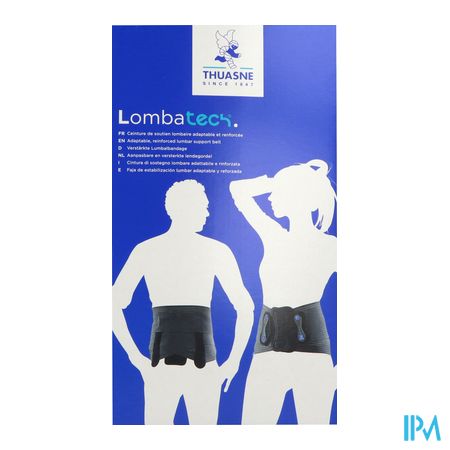 vignette Thuasne Lombatech Ceinture Soutien Lombaire 21cm Anthracite T5