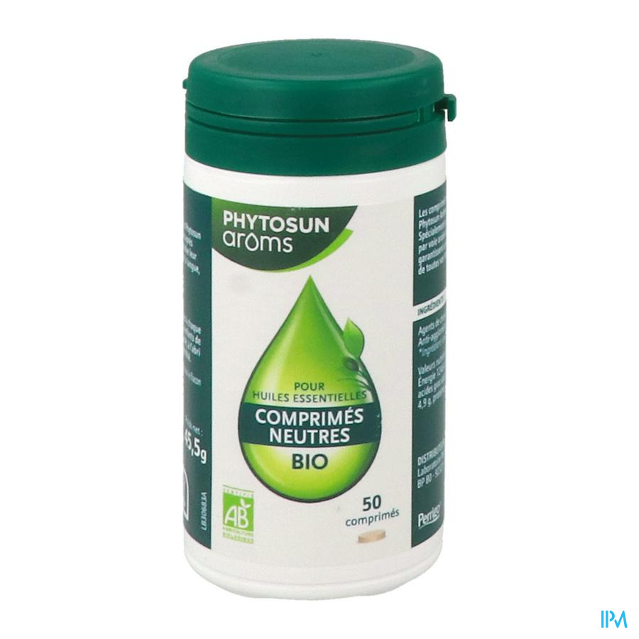 vignette Phytosun Aroms Comprime Neutre Bio 50
