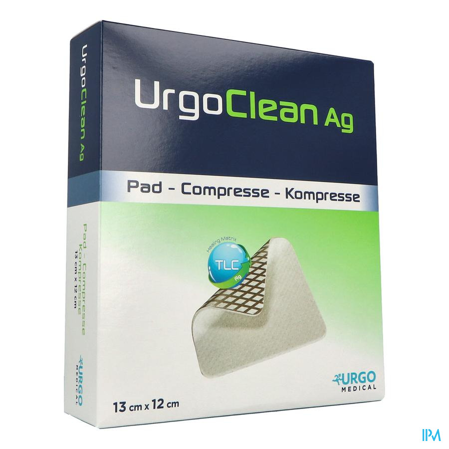 vignette Urgoclean Ag Pansement 13cm X 12cm 16