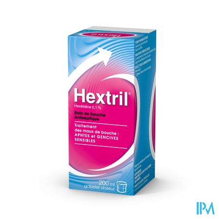 vignette HEXTRIL 0,1% BAIN BOUCHE SOL 200ML