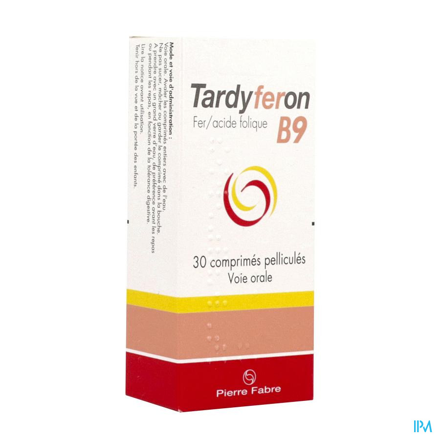 vignette TARDYFERON B9 CPR 30