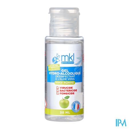 produit Mkl Green Nature Gel Hydroalcoolique Pomme 30ml