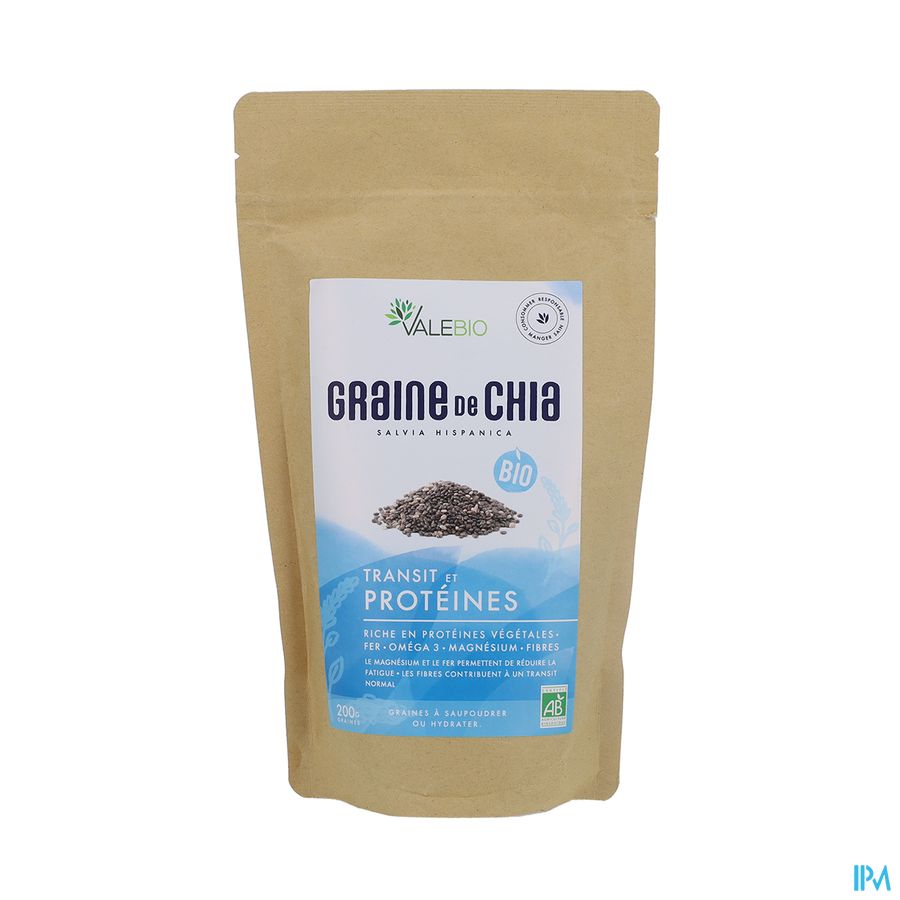 produit VALEBIO GRAINE DE CHIA 200G