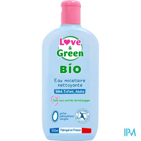 vignette Love Green Bio Eau Micellaire Nettoyante 500ml