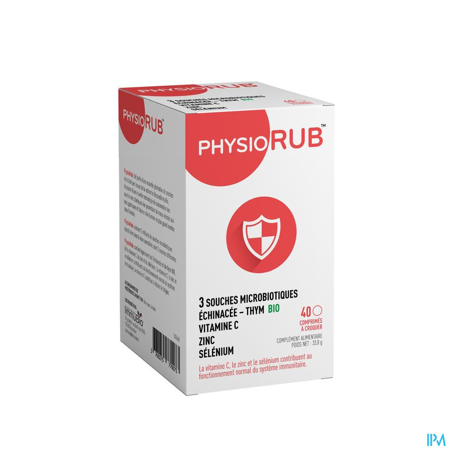 vignette Physiorub Comprime A Croquer 40