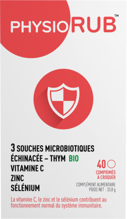 produit Physiorub Comprime A Croquer 40