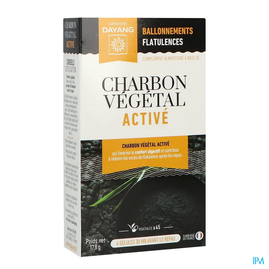 produit Dayang Charbon Vegetal Active Gelule 45