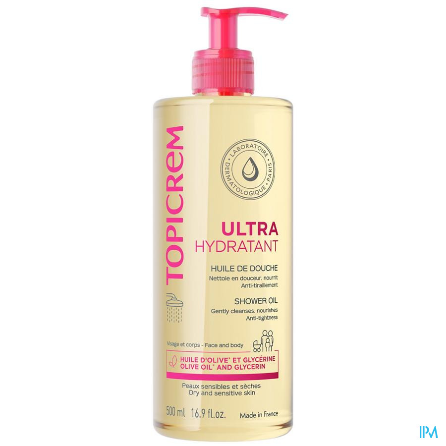 produit TOPICREM ULTRA HYDRAT HUIL DE DOUCH 500ML