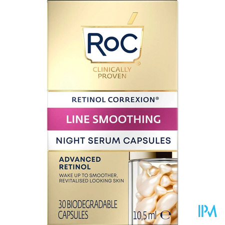 vignette Roc Soin Lissant Capsule Serum Nuit 30