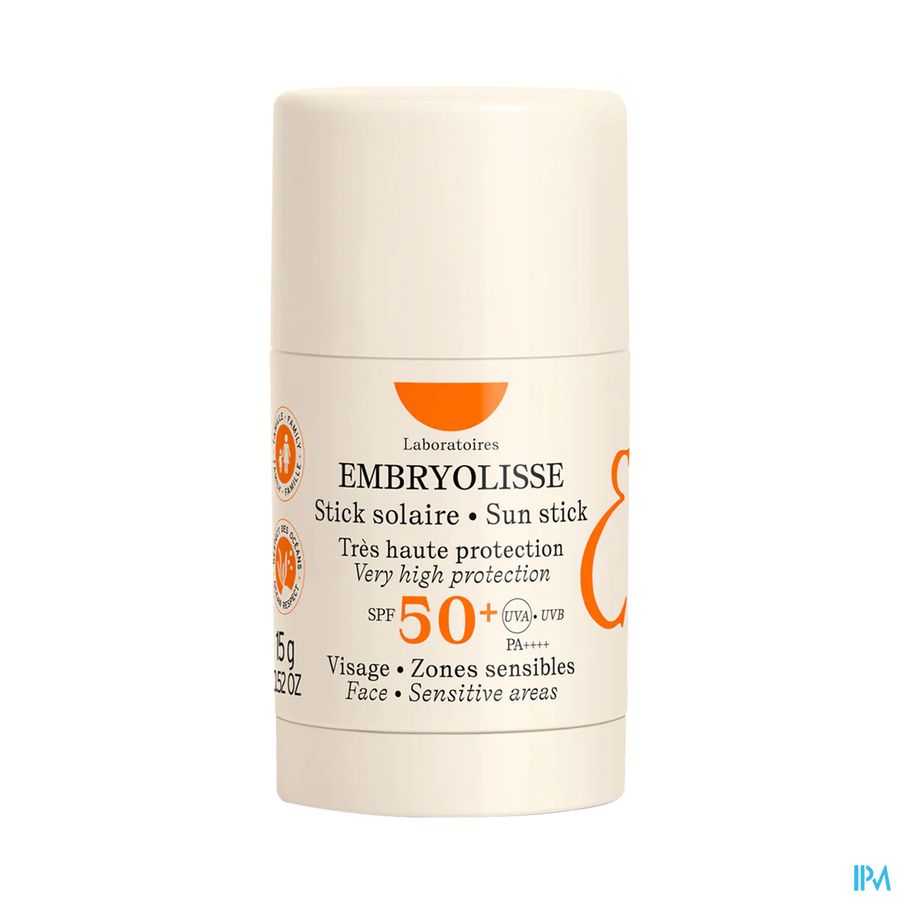 produit EMBRYOLISSE STICK SOLAIRE SPF50+ 15G