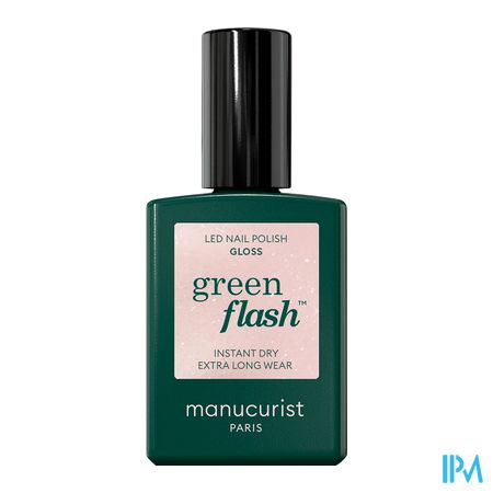 vignette Manucurist Green Flash Vernis A Ongles Gloss 15ml