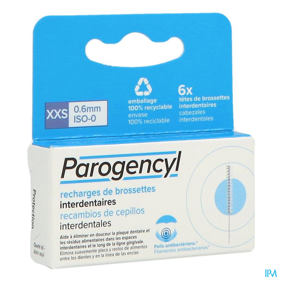 vignette Parogencyl Recharges Tetes Remplacables Brossettes Xxs