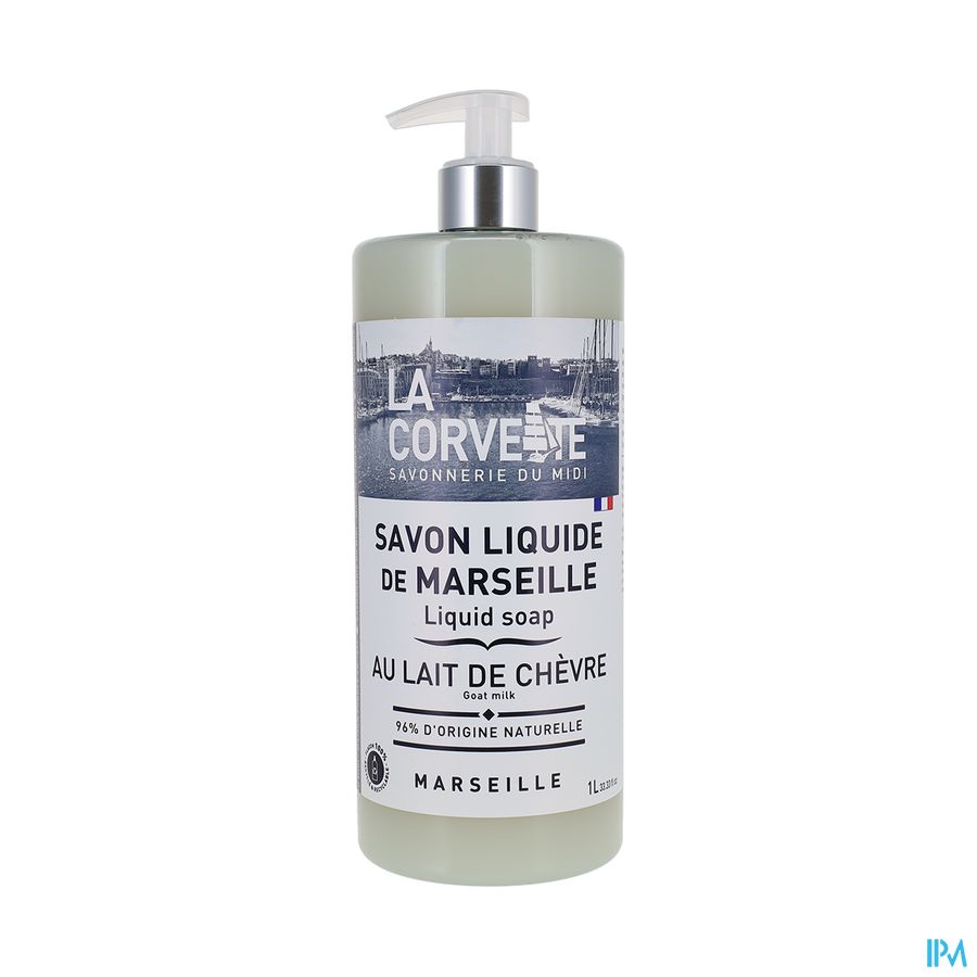 produit La Corvette Savon Liquide De Marseille Lait De Chevre 1l