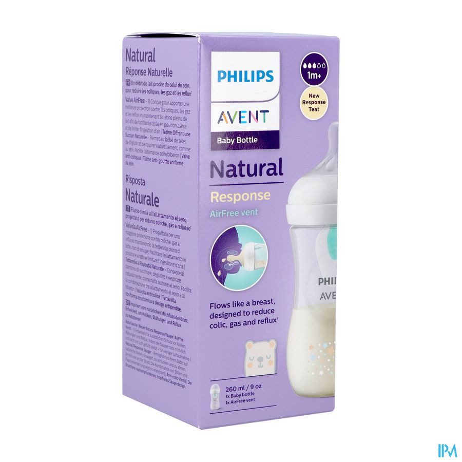 vignette AVENT BIB NAT RESPONSE AC 260ML NOUNOURS