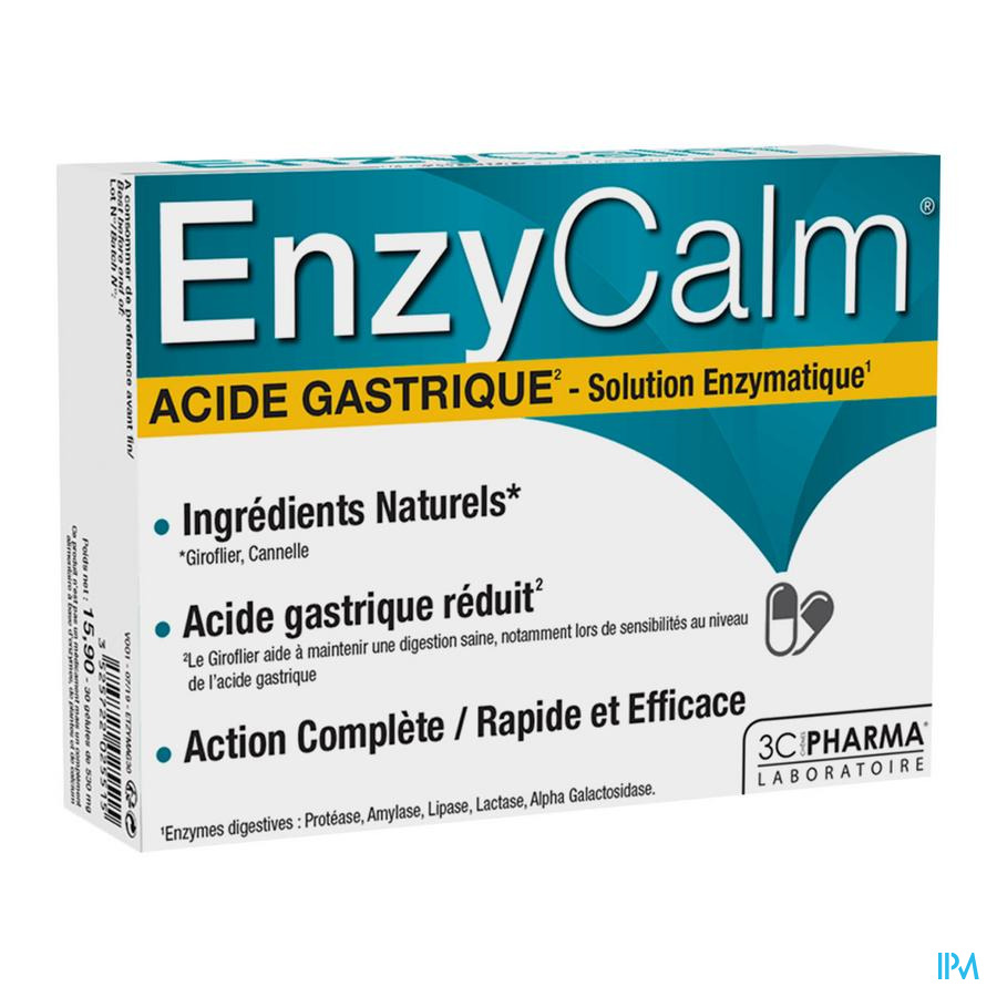 produit ENZYCALM 3CPHARMA 30CP