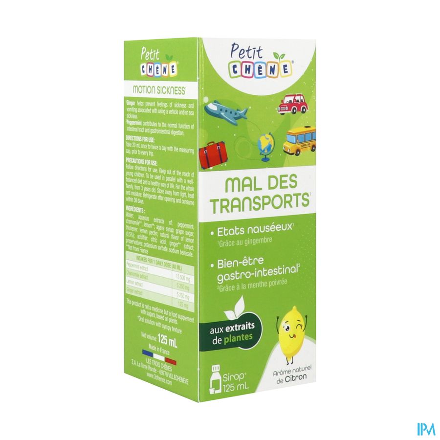 produit PETIT CHENE MAL TRANSPORT FL 125ML