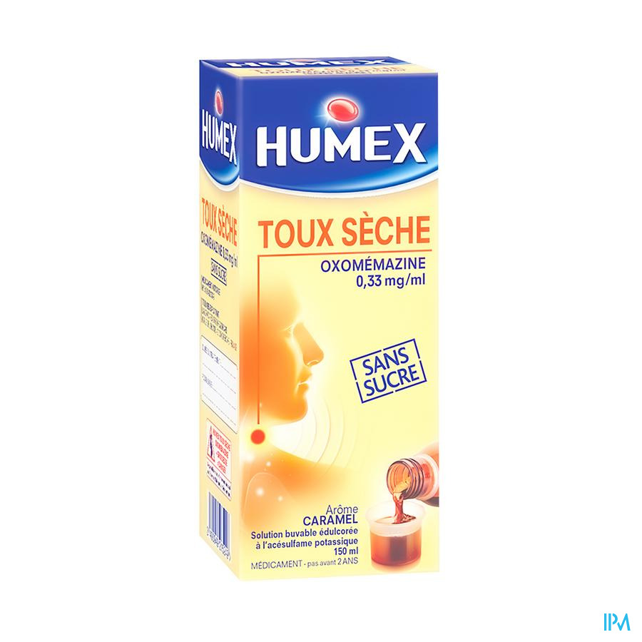 vignette HUMEX TS OXOMEM 0,33MG/ML S/S150ML