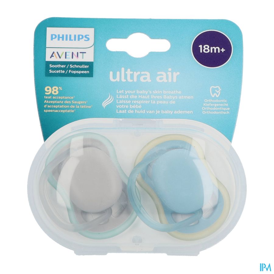 vignette AVENT SUCET ULTRA-AIR NUIT 18M+ NEUTRE