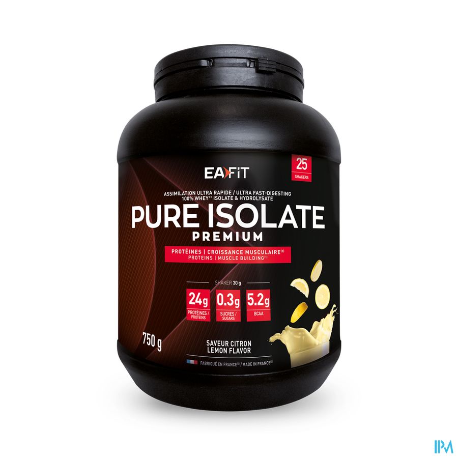 vignette EA-FIT PURE ISOL PREM CITRON 750G