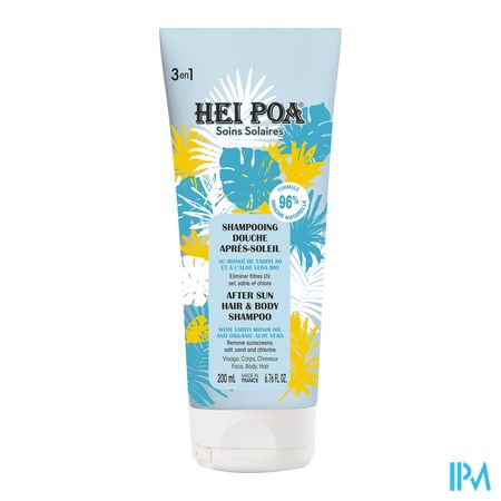 produit Hei Poa Shampooing Douche Apres Soleil Tube 200ml