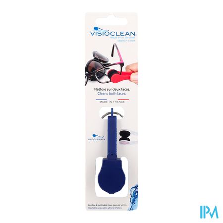 vignette Visioclean Pince Pour Nettoyage Lunettes Rouge Avec Mousse