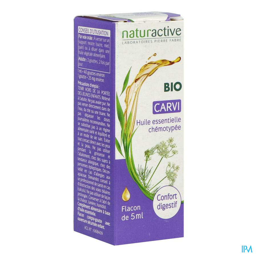 vignette Naturactive Huile Essentielle Bio Carvi 5ml