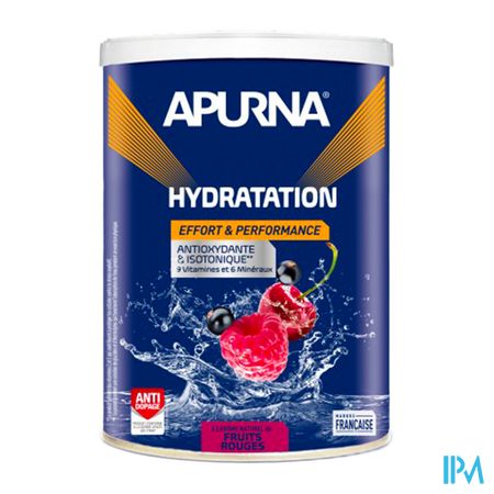 vignette Apurna Boisson Hydratation Fruits Rouges Poudre 500g