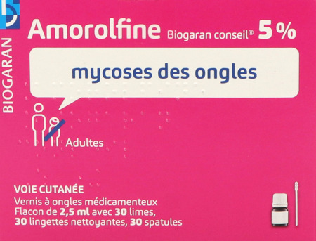 vignette AMOROLFINE 5% BGR CONS VER FL2,5ML
