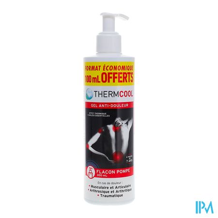 vignette Thermcool Gel Flacon Pompe 200ml + 100ml