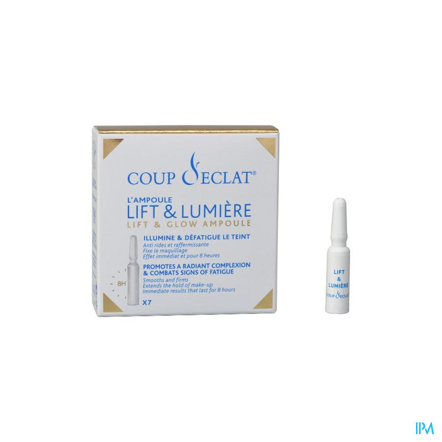 vignette Coup D&#039;eclat Ampoule Lift Lumiere Visage 1ml X 7