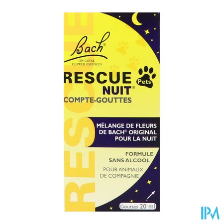 vignette Rescue Bach Pets Nuit Compte Gouttes 20ml