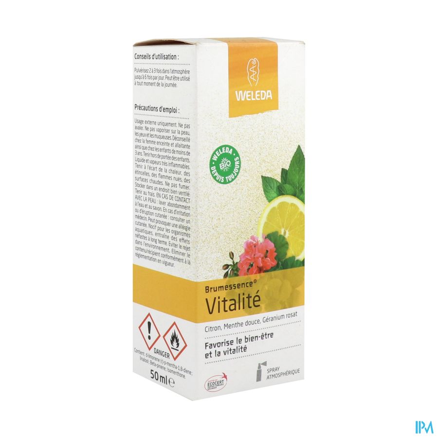 produit WELEDA BRUMESSENCE VITALITE PAR 50ML1
