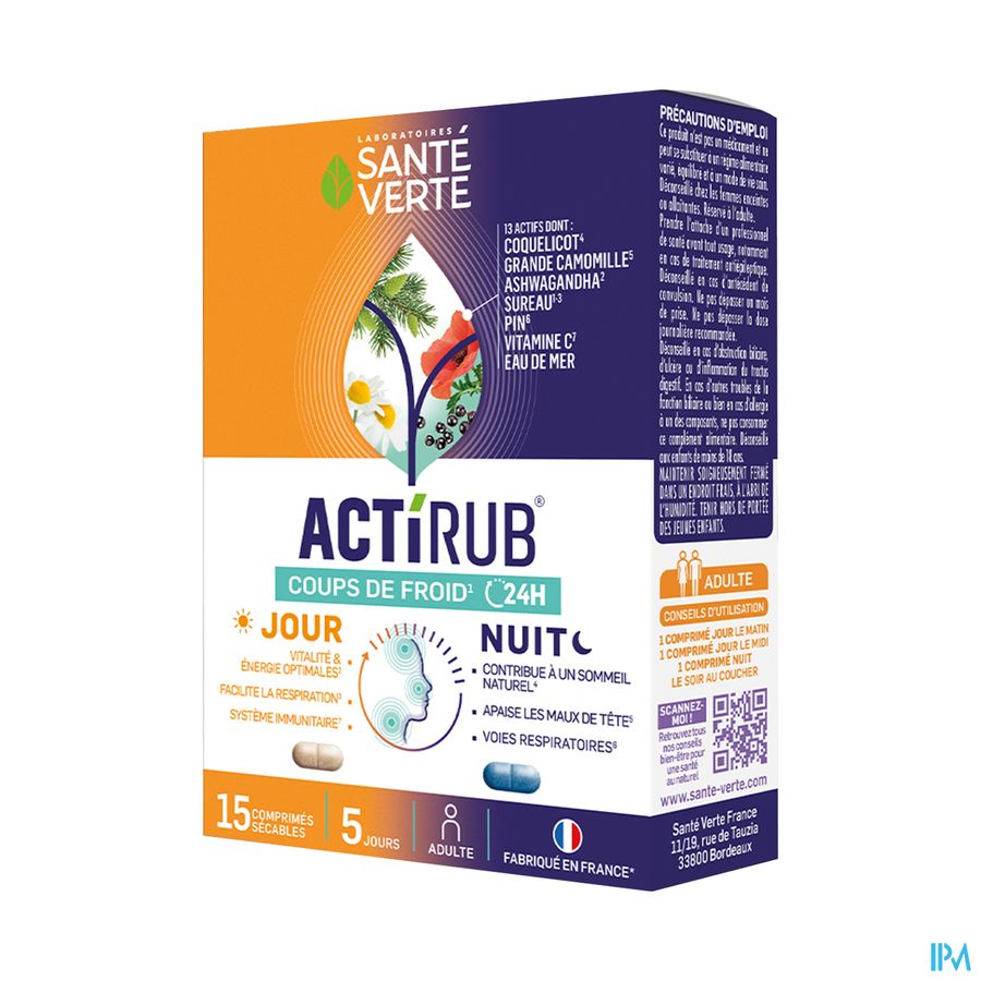 produit ACTIRUB JOUR NUIT 15U