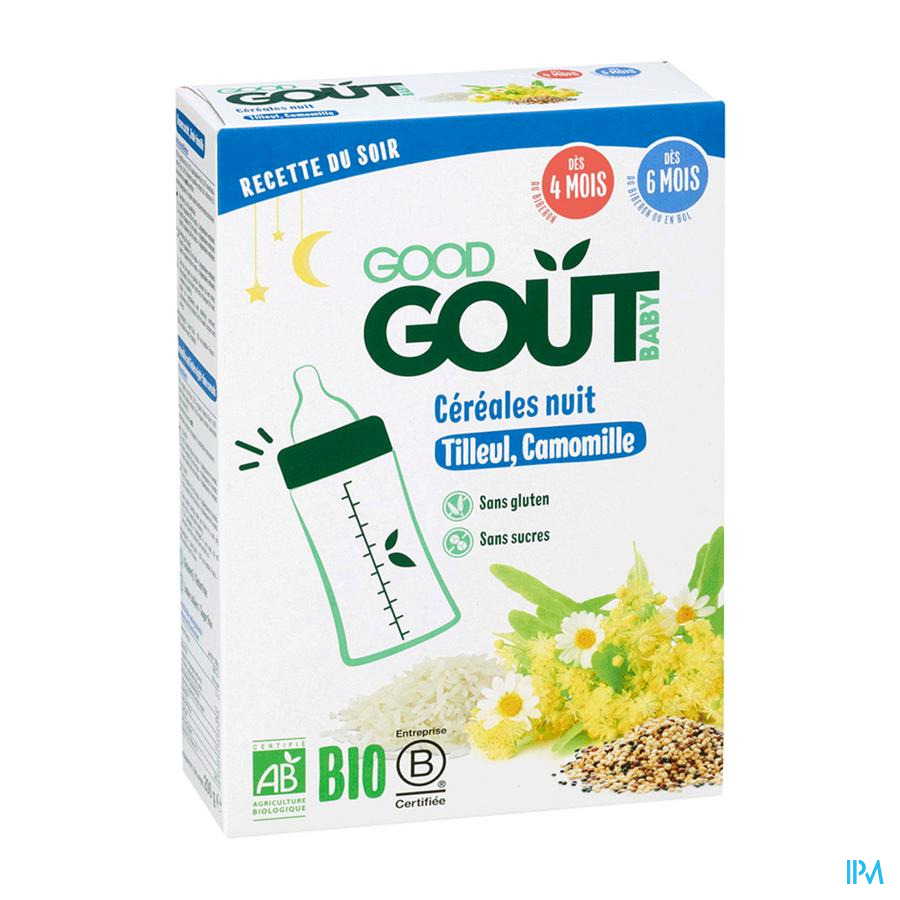 produit GOOD GOUT BABY-CEREALES NUIT 200G