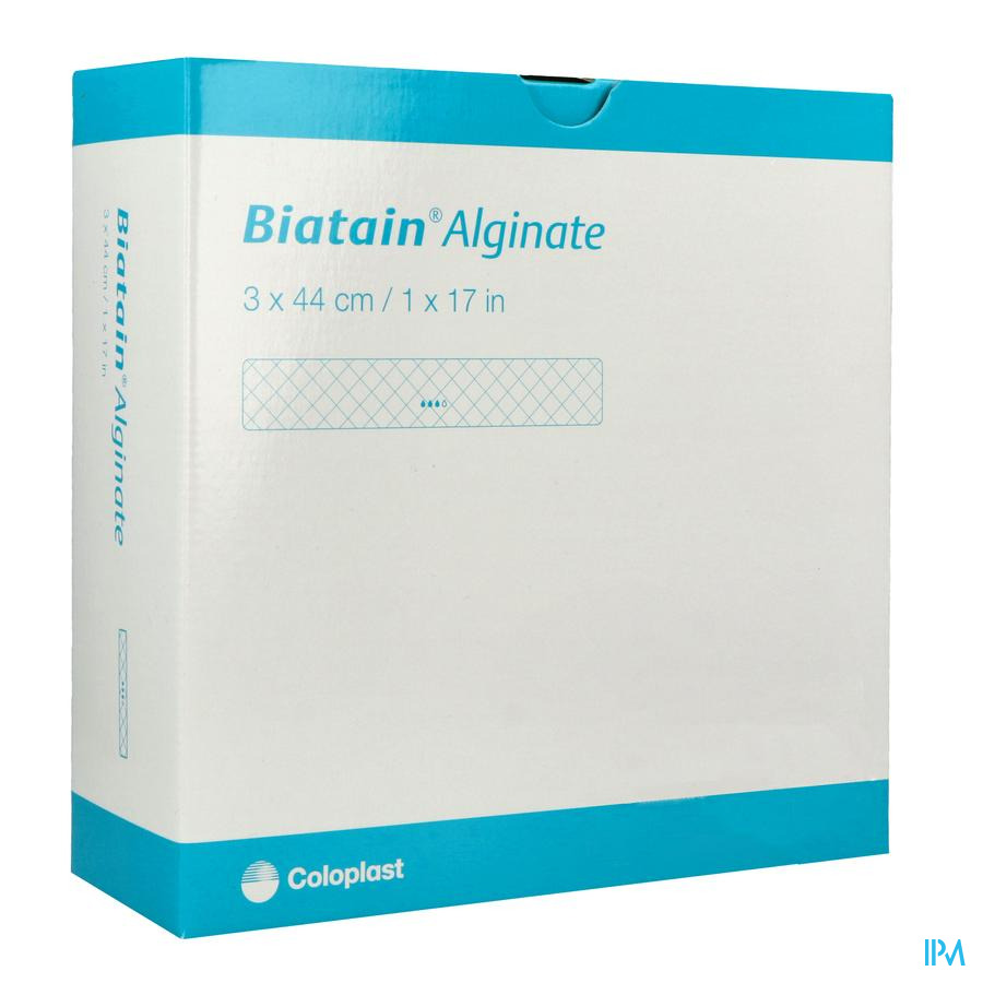 vignette Coloplast Biatain Alginate Sterile 10 Meche 44cm X 3cm