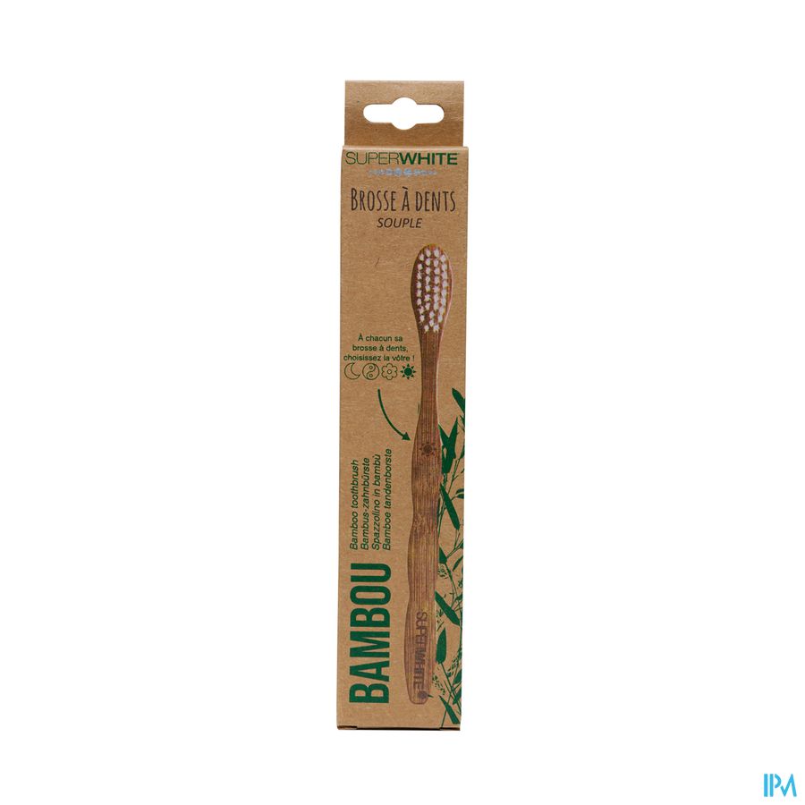 vignette Superwhite Brosse A Dents Bambou Adulte X1