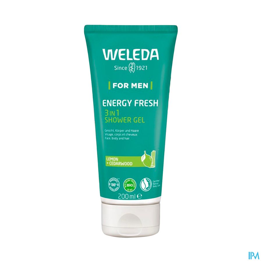 produit WELEDA GEL DCHE HOMME ENERGY FRESH 200ML